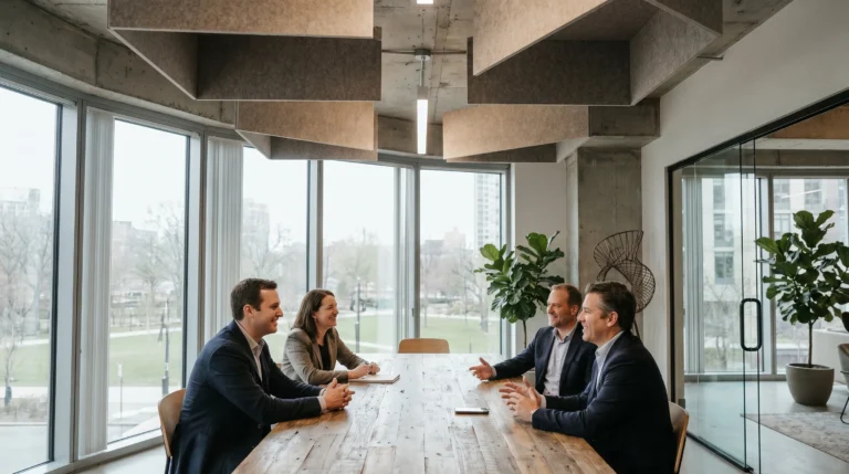 Hoe akoestiek plafond panelen een ruimte echt stiller maken - Main Image